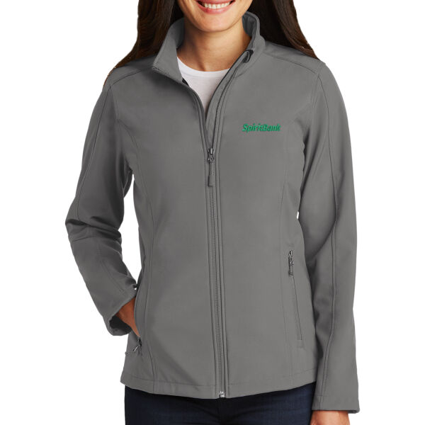 SpiritBank - Ladies Core Soft Shell Jacket Thumbnail