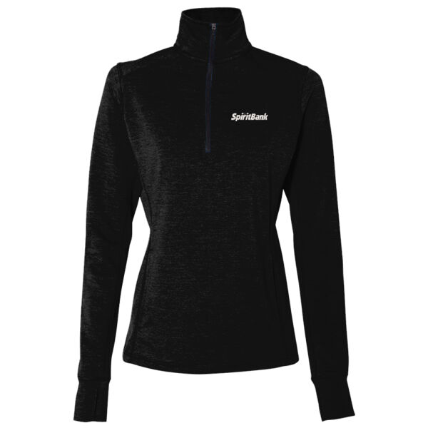 SpiritBank - Ladies' Omega Stretch Quarter-Zip Thumbnail