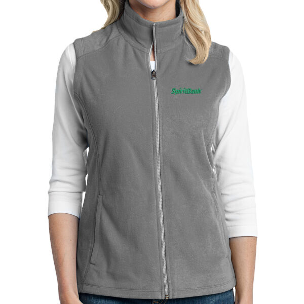 SpiritBank - Ladies Microfleece Vest Thumbnail